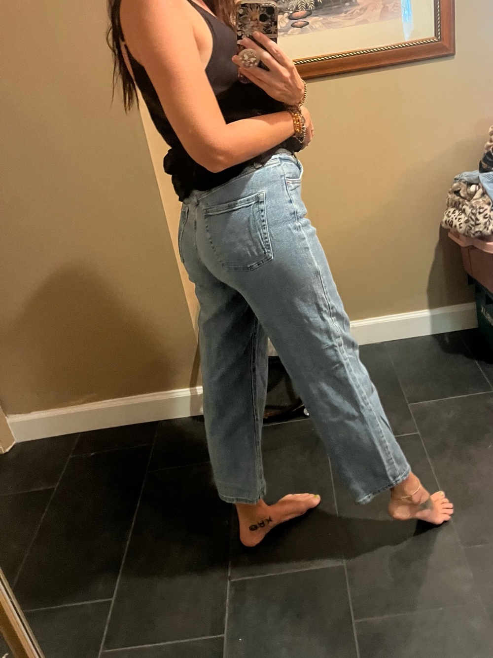 Wild Fable Highest Rise Straight Light Blue Denim Jeans Woman’s Size 6 | GUC